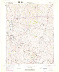 Centerville Kentucky Historical topographic map, 1:24000 scale, 7.5 X 7.5 Minute, Year 1954