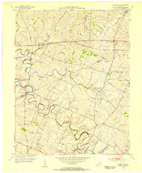 Centerville Kentucky Historical topographic map, 1:24000 scale, 7.5 X 7.5 Minute, Year 1954