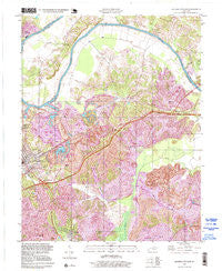 Central City East Kentucky Historical topographic map, 1:24000 scale, 7.5 X 7.5 Minute, Year 1997