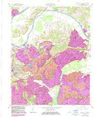 Central City East Kentucky Historical topographic map, 1:24000 scale, 7.5 X 7.5 Minute, Year 1963