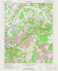 Central City East Kentucky Historical topographic map, 1:24000 scale, 7.5 X 7.5 Minute, Year 1963