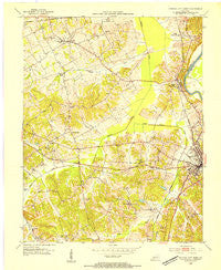 Central City West Kentucky Historical topographic map, 1:24000 scale, 7.5 X 7.5 Minute, Year 1953