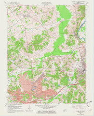 Central City West Kentucky Historical topographic map, 1:24000 scale, 7.5 X 7.5 Minute, Year 1963