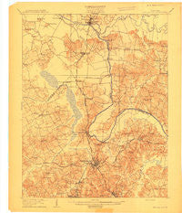 Central City Kentucky Historical topographic map, 1:62500 scale, 15 X 15 Minute, Year 1909