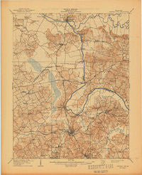 Central City Kentucky Historical topographic map, 1:62500 scale, 15 X 15 Minute, Year 1909
