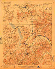 Central City Kentucky Historical topographic map, 1:62500 scale, 15 X 15 Minute, Year 1909