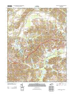 Central City East Kentucky Historical topographic map, 1:24000 scale, 7.5 X 7.5 Minute, Year 2013