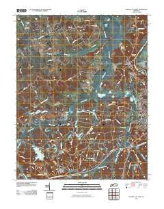 Central City West Kentucky Historical topographic map, 1:24000 scale, 7.5 X 7.5 Minute, Year 2010
