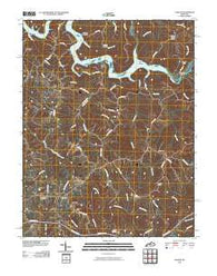 Chaplin Kentucky Historical topographic map, 1:24000 scale, 7.5 X 7.5 Minute, Year 2010