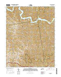 Chaplin Kentucky Current topographic map, 1:24000 scale, 7.5 X 7.5 Minute, Year 2016