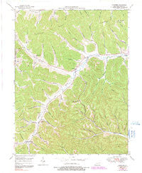 Charters Kentucky Historical topographic map, 1:24000 scale, 7.5 X 7.5 Minute, Year 1949