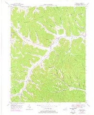 Charters Kentucky Historical topographic map, 1:24000 scale, 7.5 X 7.5 Minute, Year 1949