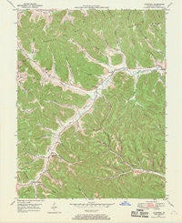 Charters Kentucky Historical topographic map, 1:24000 scale, 7.5 X 7.5 Minute, Year 1949
