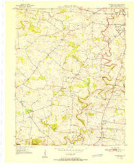Church Hill Kentucky Historical topographic map, 1:24000 scale, 7.5 X 7.5 Minute, Year 1951