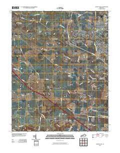 Church Hill Kentucky Historical topographic map, 1:24000 scale, 7.5 X 7.5 Minute, Year 2010