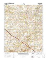 Church Hill Kentucky Current topographic map, 1:24000 scale, 7.5 X 7.5 Minute, Year 2016