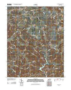 Clarkson Kentucky Historical topographic map, 1:24000 scale, 7.5 X 7.5 Minute, Year 2010