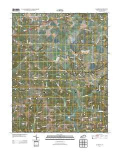 Clarkson Kentucky Historical topographic map, 1:24000 scale, 7.5 X 7.5 Minute, Year 2013
