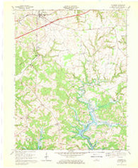 Clarkson Kentucky Historical topographic map, 1:24000 scale, 7.5 X 7.5 Minute, Year 1967