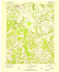 Clarkson Kentucky Historical topographic map, 1:24000 scale, 7.5 X 7.5 Minute, Year 1954