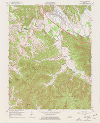 Clay City Kentucky Historical topographic map, 1:24000 scale, 7.5 X 7.5 Minute, Year 1966
