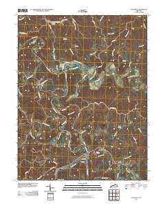 Claysville Kentucky Historical topographic map, 1:24000 scale, 7.5 X 7.5 Minute, Year 2010