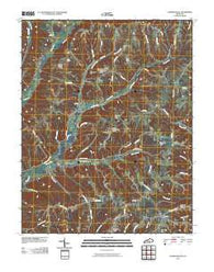 Clementsville Kentucky Historical topographic map, 1:24000 scale, 7.5 X 7.5 Minute, Year 2010