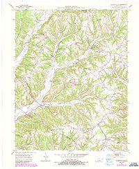 Clementsville Kentucky Historical topographic map, 1:24000 scale, 7.5 X 7.5 Minute, Year 1952