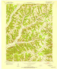 Clementsville Kentucky Historical topographic map, 1:24000 scale, 7.5 X 7.5 Minute, Year 1952
