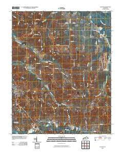 Clinton Kentucky Historical topographic map, 1:24000 scale, 7.5 X 7.5 Minute, Year 2010