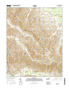 Clinton Kentucky Current topographic map, 1:24000 scale, 7.5 X 7.5 Minute, Year 2016