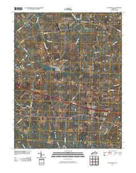 Clintonville Kentucky Historical topographic map, 1:24000 scale, 7.5 X 7.5 Minute, Year 2010