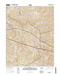 Clintonville Kentucky Current topographic map, 1:24000 scale, 7.5 X 7.5 Minute, Year 2016