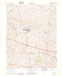 Clintonville Kentucky Historical topographic map, 1:24000 scale, 7.5 X 7.5 Minute, Year 1965