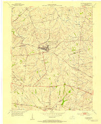 Clintonville Kentucky Historical topographic map, 1:24000 scale, 7.5 X 7.5 Minute, Year 1952