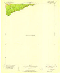 Clintwood Virginia Historical topographic map, 1:24000 scale, 7.5 X 7.5 Minute, Year 1954