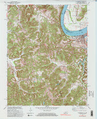 Cloverport Kentucky Historical topographic map, 1:24000 scale, 7.5 X 7.5 Minute, Year 1970