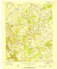 Cobb Kentucky Historical topographic map, 1:24000 scale, 7.5 X 7.5 Minute, Year 1953