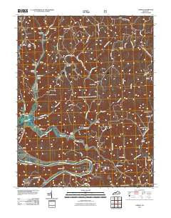 Cobhill Kentucky Historical topographic map, 1:24000 scale, 7.5 X 7.5 Minute, Year 2011