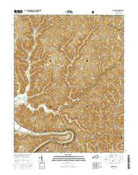 Cobhill Kentucky Current topographic map, 1:24000 scale, 7.5 X 7.5 Minute, Year 2016