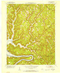 Cobhill Kentucky Historical topographic map, 1:24000 scale, 7.5 X 7.5 Minute, Year 1952