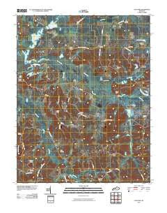 Coiltown Kentucky Historical topographic map, 1:24000 scale, 7.5 X 7.5 Minute, Year 2010
