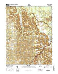 Colesburg Kentucky Current topographic map, 1:24000 scale, 7.5 X 7.5 Minute, Year 2016