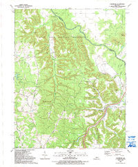 Colesburg Kentucky Historical topographic map, 1:24000 scale, 7.5 X 7.5 Minute, Year 1991