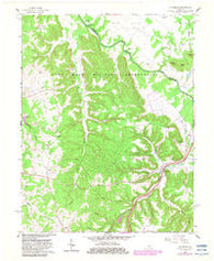 Colesburg Kentucky Historical topographic map, 1:24000 scale, 7.5 X 7.5 Minute, Year 1960