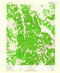 Colesburg Kentucky Historical topographic map, 1:24000 scale, 7.5 X 7.5 Minute, Year 1960