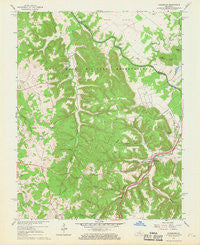 Colesburg Kentucky Historical topographic map, 1:24000 scale, 7.5 X 7.5 Minute, Year 1960