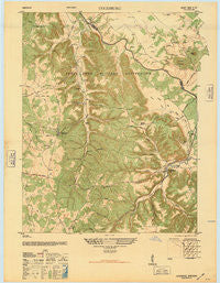 Colesburg Kentucky Historical topographic map, 1:24000 scale, 7.5 X 7.5 Minute, Year 1946