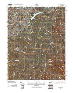 Coletown Kentucky Historical topographic map, 1:24000 scale, 7.5 X 7.5 Minute, Year 2010