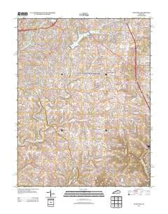 Coletown Kentucky Historical topographic map, 1:24000 scale, 7.5 X 7.5 Minute, Year 2013